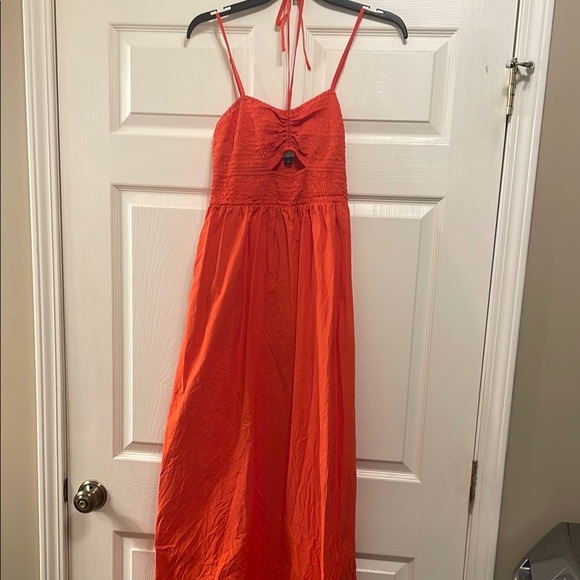 Universal Thread Bright Orange Dress - Picture 1 of 4